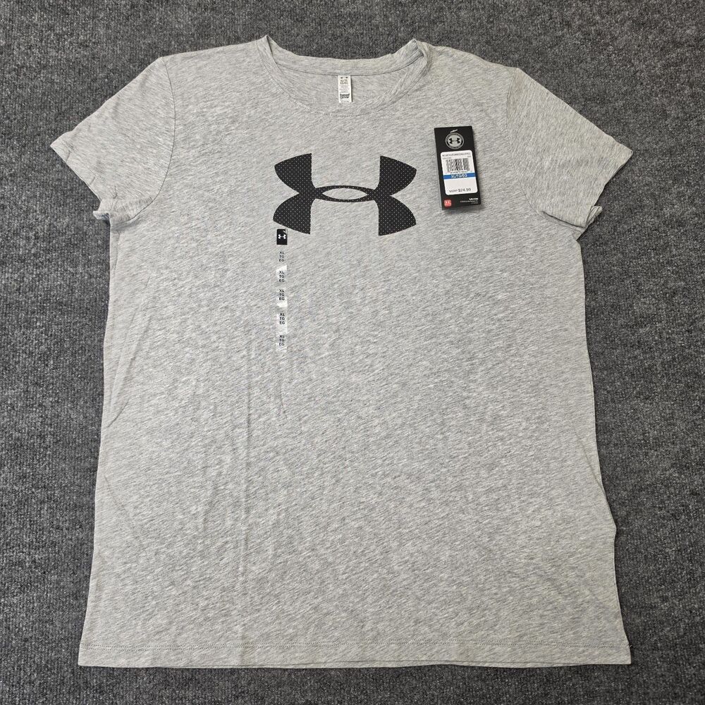 Under Armour Womens Graphic UA Sportstyle Classic Crew S/S T-Shirt Sz XL NWT